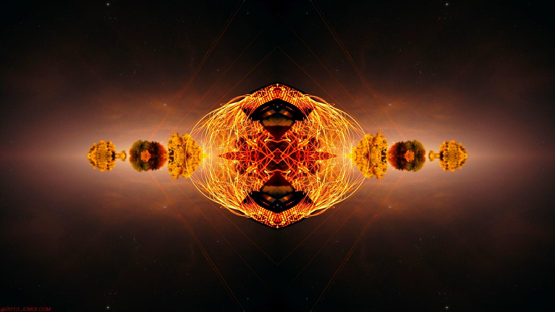 Chimney Sparks Abstract Artwork Timelapse Still Images